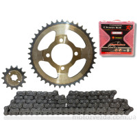 Звезды трансмиссии пара Delta 428H-14/41 + цепь 104L 'FUKUMERU'