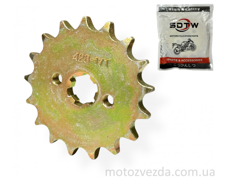 Звезда трансмиссии передняя Delta 428-17 'SDTW' (gold)