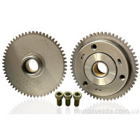 Обгонная муфта ZS125/150 в сборе, 3 ролика 'DR'