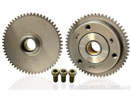 Обгінна муфта ZS125/150 у зборі, 3 ролики 'DR'