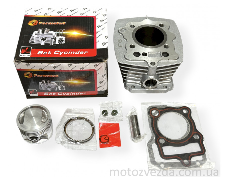 Поршневий комплект CG125 (56.5mm) Formula 6