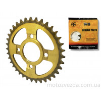 Звезда трансмиссии задняя 4‑90/64, d58, D189 520‑36T (Enduro CB/CG250) "KDMOT"