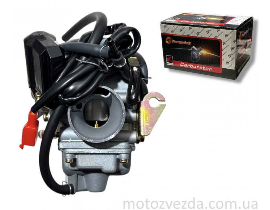 Карбюратор GY6-150 FORMULA 6 (пластикова кришка )