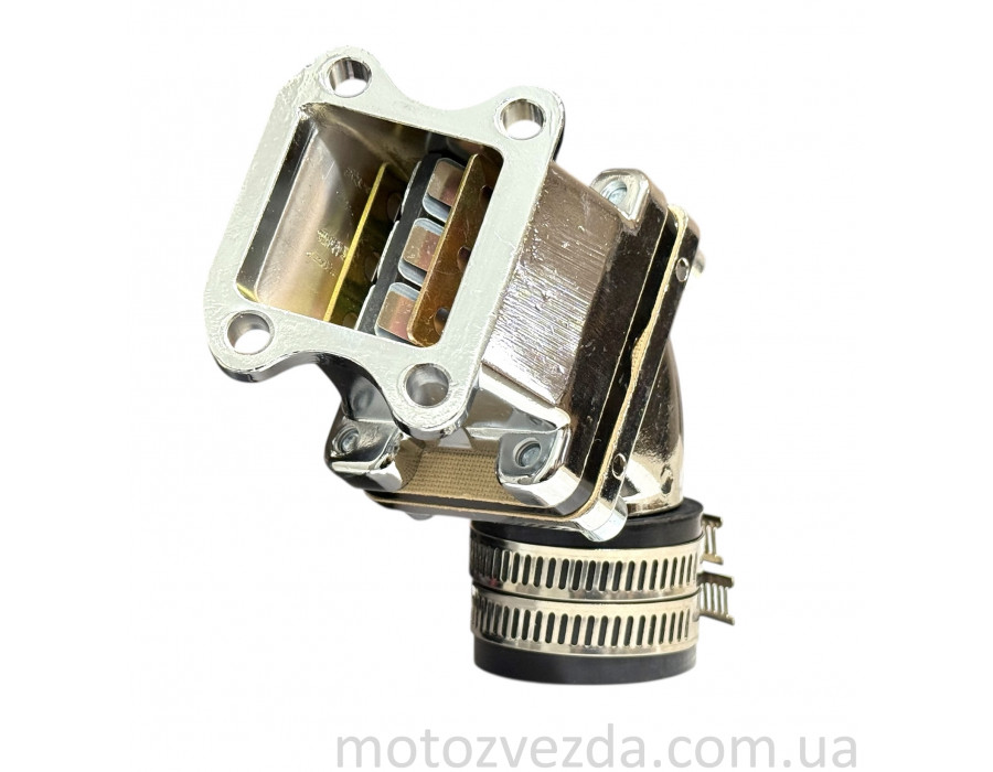 Коллектор впускной карбюратора DIO металл, тюнинг #PRO (хром)