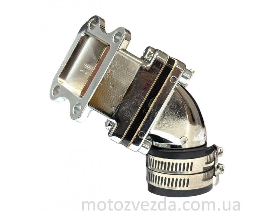 Коллектор впускной карбюратора DIO металл, тюнинг #PRO (хром)