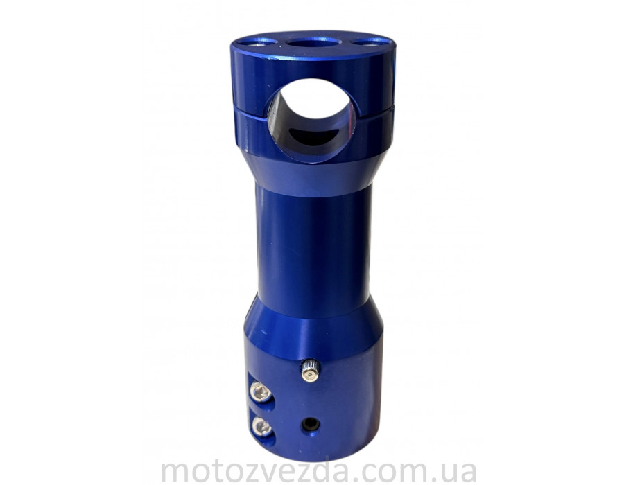 Кріплення відкритого керма на скутера (винос) 29mm, синій