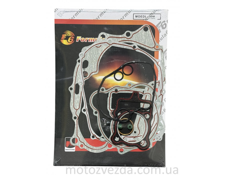 Прокладка двигателя комплект CG200 (63.5mm) (Formula)