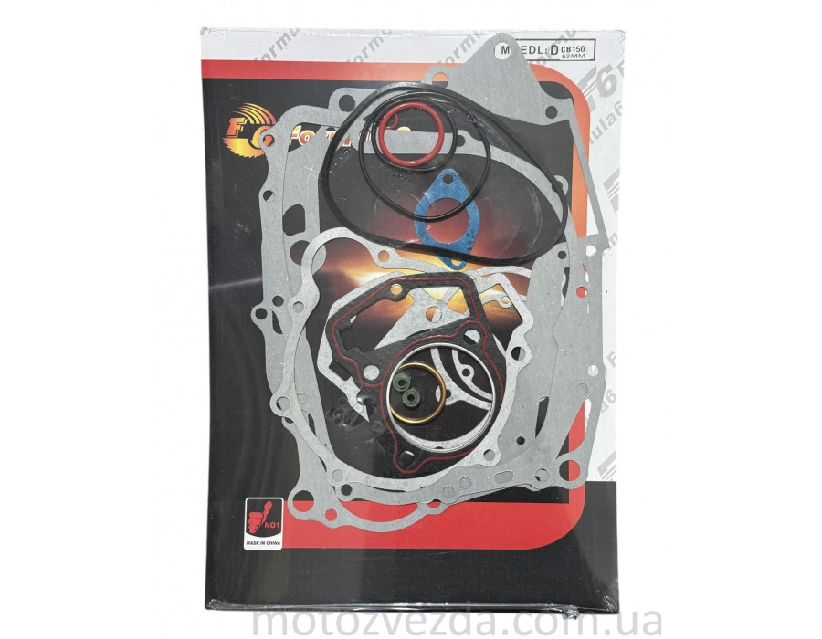 Прокладки двигуна комплект CB150 (62mm) (Formula)