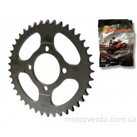 Звезда трансмиссии задняя Delta 428-41 "F6"