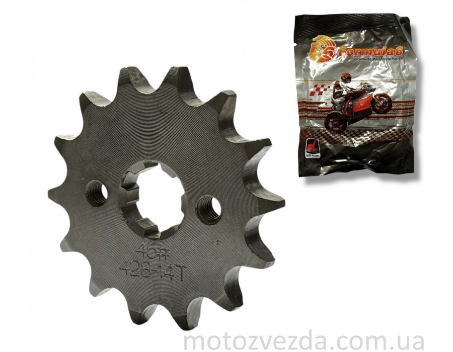 Звезда трансмиссии передняя Delta 428-14 "F6"