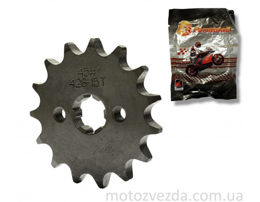 Звезда трансмиссии передняя Delta 428-15 "F6"