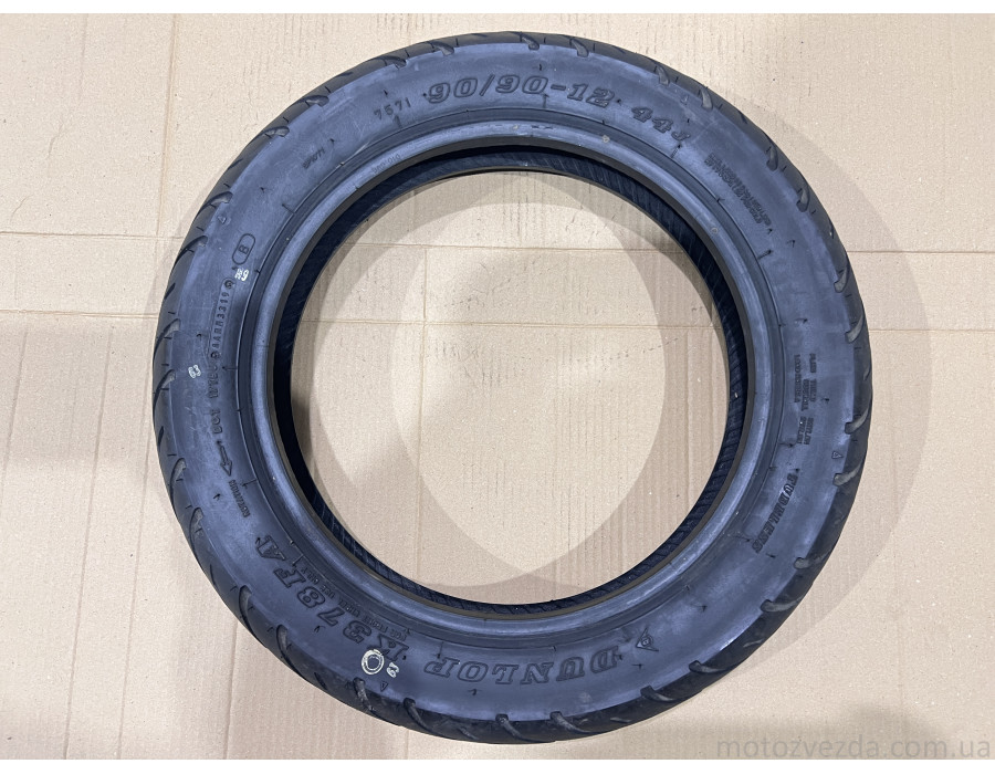 Резина Dunlop 90/90-12 (33/19) Made In TAIWAN