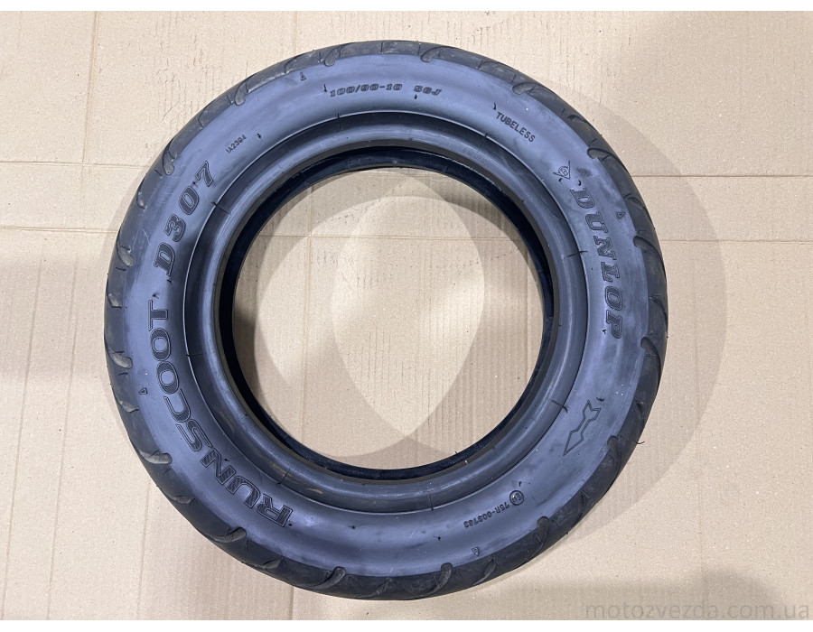 Резина Dunlop 100/90-10 (24/17) Made In Indonesia