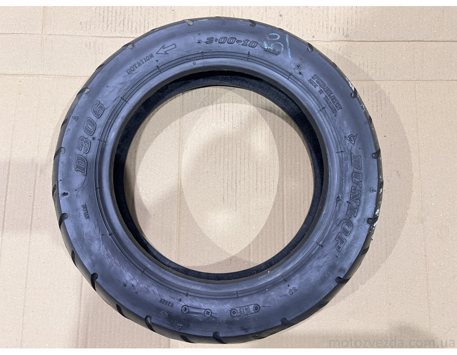 Резина DUNLOP 3.00-10 (04/13) made in thailand
