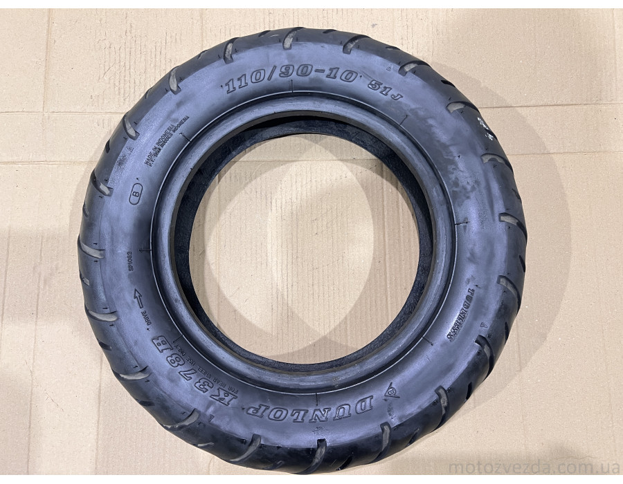 Резина Dunlop 110/90-10 (40/22) Made in Japan