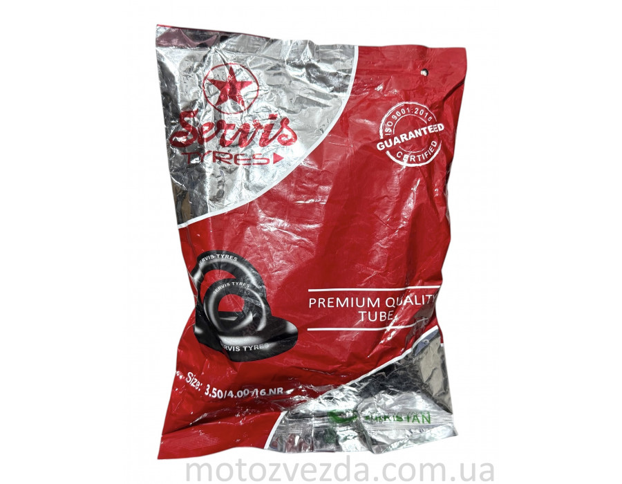 Камера 16' 3.50x4.00-16 каучук 'SERVIS'