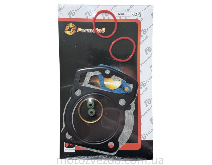 Прокладка цилиндра комплект CB250 67.00mm "F6"