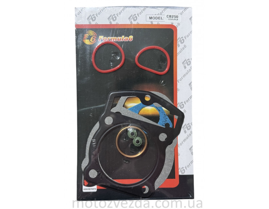 Прокладка цилиндра комплект CB250 69.00mm "F6"