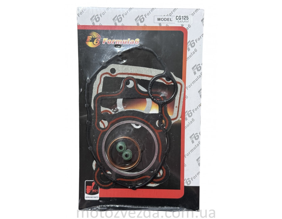 Прокладка цилиндра комплект CG125 54.00mm "F6"