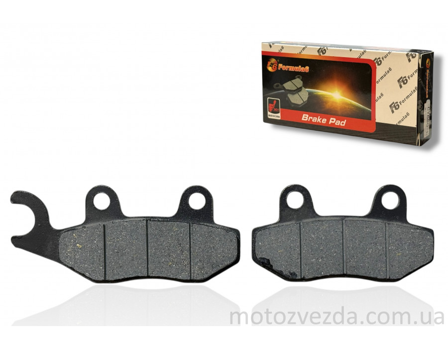 Тормозные колодки (диск) GY6 ухо влево