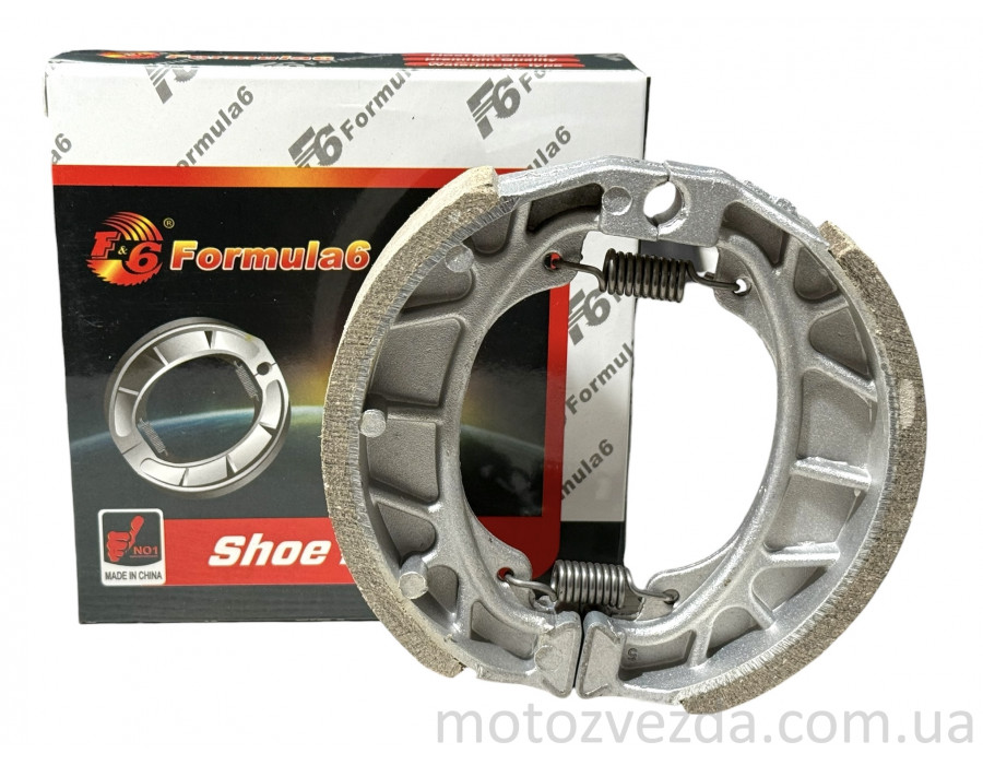 Тормозные колодки GY6-80/CG-125 (FORMULA 6 )