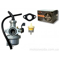 Карбюратор PZ22 Delta, ATV, TTR 110/125 d22 подкачка ручная слева 'KEIHIN'