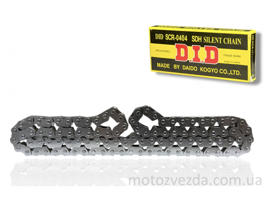 Ланцюг ГРМ на мопед CG-150 (3х4-100L) "DID"