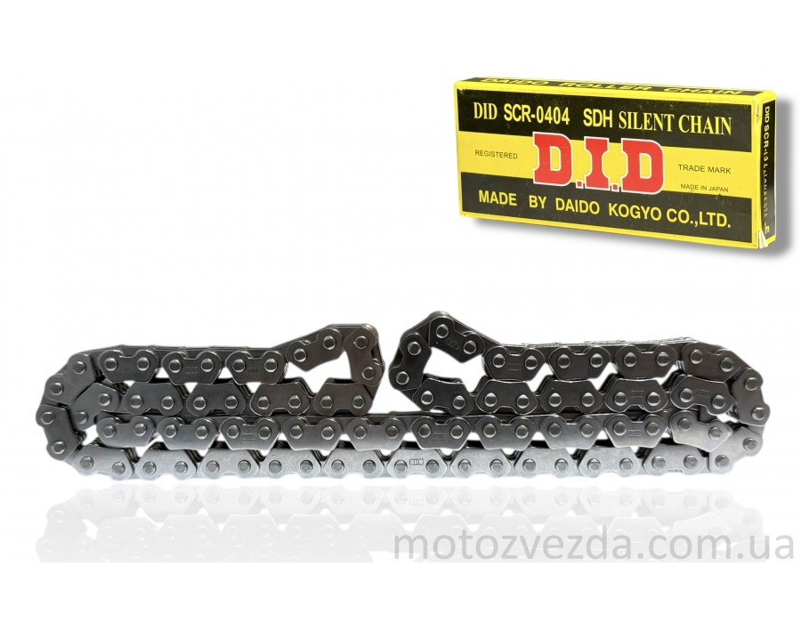 Ланцюг ГРМ на мопед CG-200 (3х4-102L) "DID"