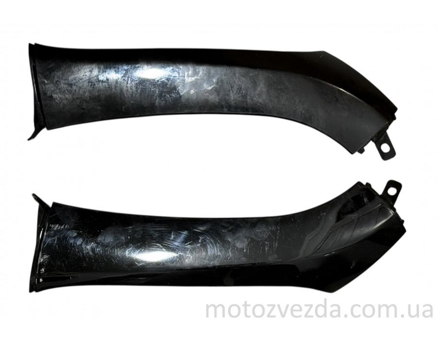 Косинки передние под клюв YAMAHA JOG SA-36J/SA-39J/SA-55J Taiwan (черный глянец) Уценка!!!