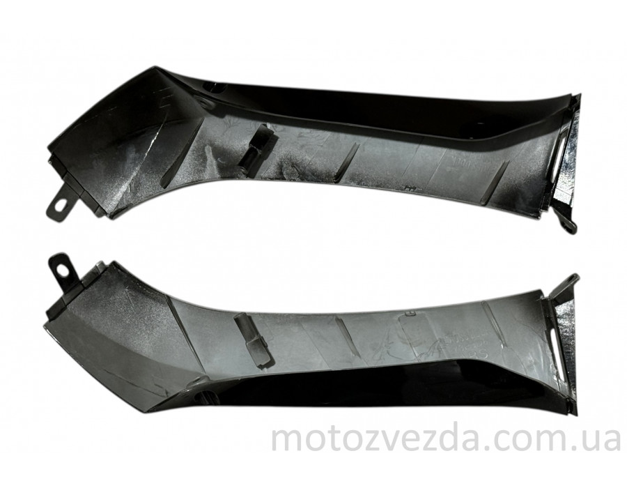 Косинки передние под клюв YAMAHA JOG SA-36J/SA-39J/SA-55J Taiwan (черный глянец) Уценка!!!