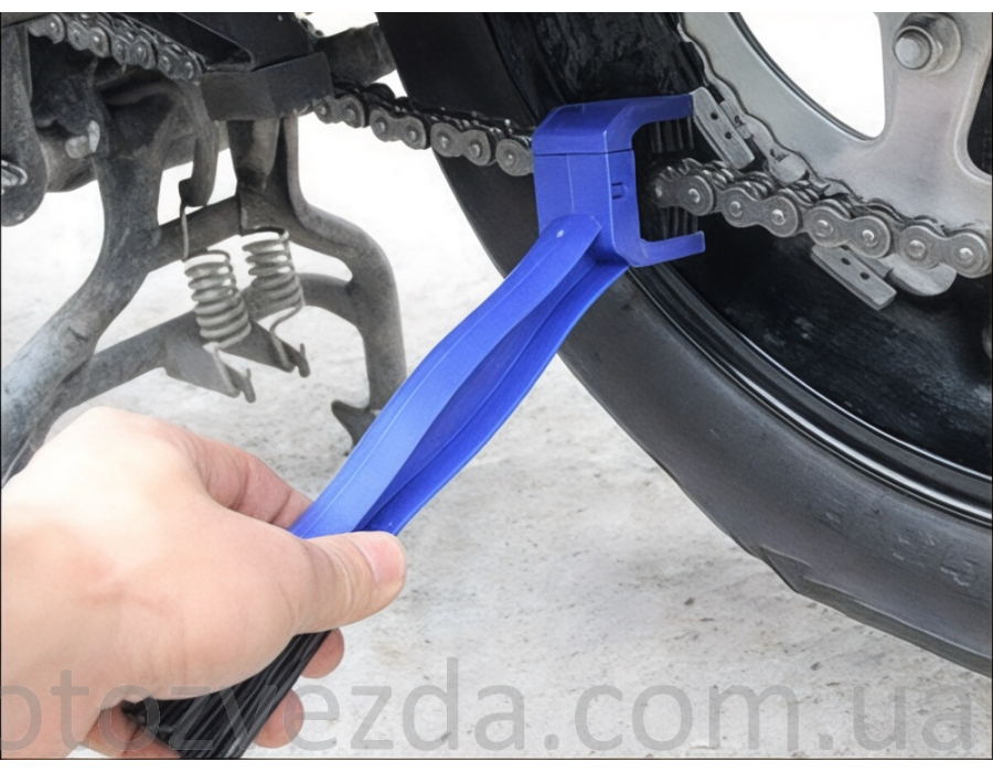 Щітка для чищення ланцюга та зірок (СИНІЙ)