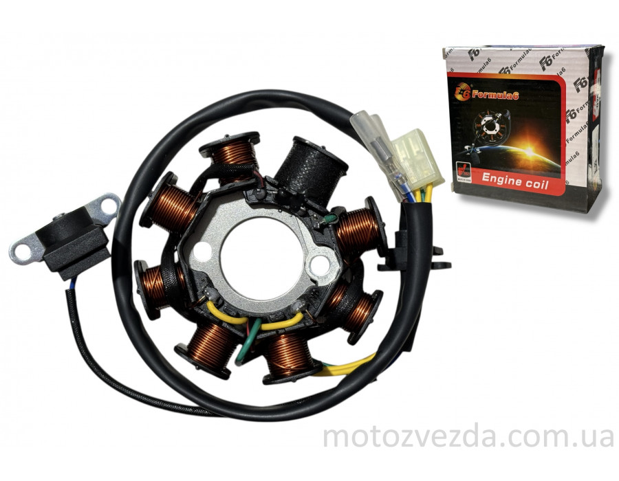 Генератор (статор) GY6-80 (6+2) Formula 6