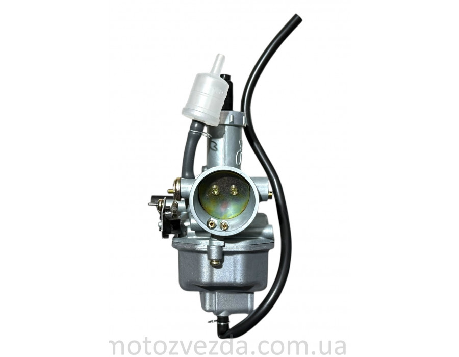 Карбюратор PZ26 подкачка ручная слева (трещотка) #PRO "LIPAI"