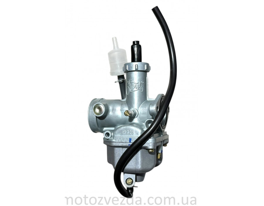 Карбюратор PZ26 подкачка ручная слева (трещотка) #PRO "LIPAI"