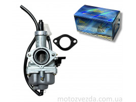 Карбюратор PZ26 підкачування ручне зліва (тріскачка) #PRO "LIPAI"