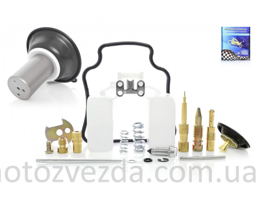 Ремкомплект карбюратора GY6 150 +затворная мембрана #PRO 'LIPAI'