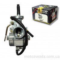 Карбюратор PZ20 Alpha 110/125 d20 подкачка ручная слева "SCORPION"