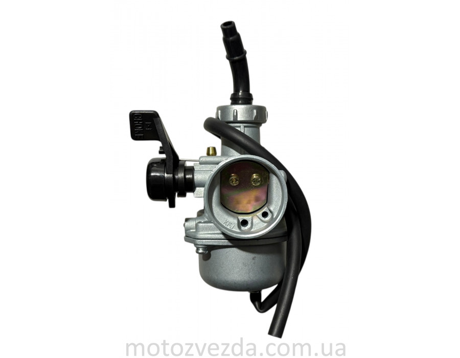 Карбюратор PZ20 Alpha 125, TTR125 d22 підкачування ручне зліва "SCORPION"