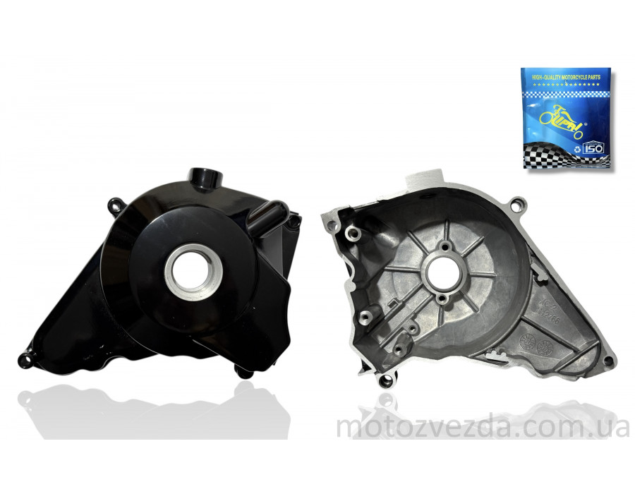 Кришка генератора Delta 125, JH125, TTR125 ліва, нижній електростартер