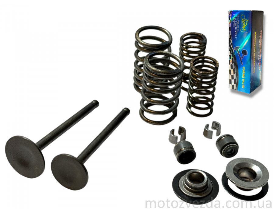 Клапани ГРМ d20/23, h65/65.4 Delta 70 у зборі "LIPAI"