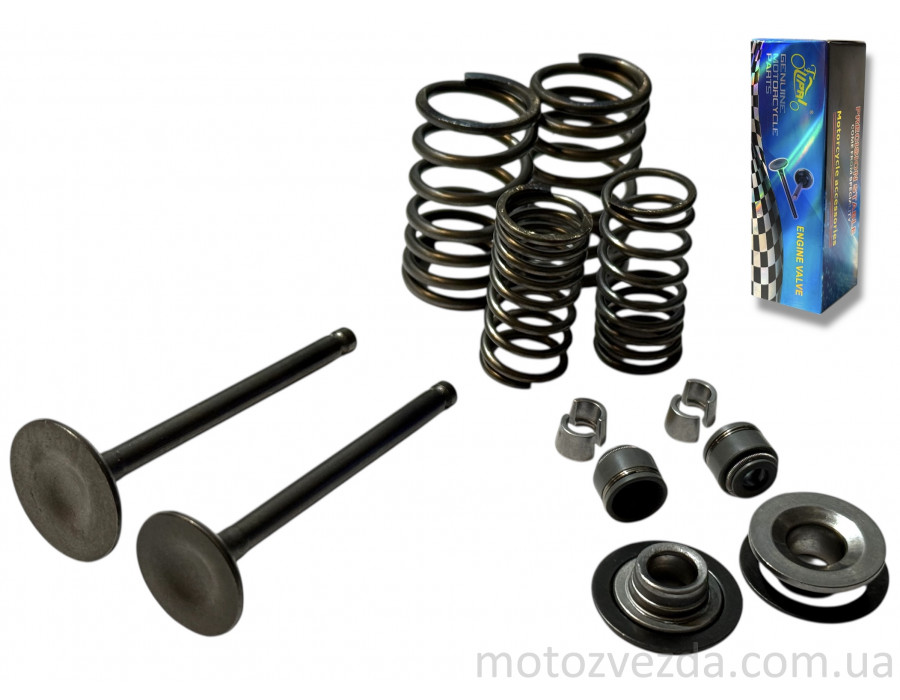 Клапани ГРМ d20/23, h65/65.4 Delta 110, Active 110 у зборі "LIPAI"