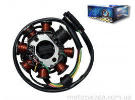 Генератор (статор) CB125/150 7+1 2 отвори "LIPAI"