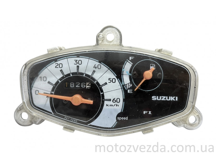 Спідометр (нового зразка, фішка на 5 дротів) Suzuki Lets IV./ Address V-50 Japan