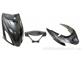Комплект пластика SUZUKI ADDRESS V125 S (CF4MA) Серый металлик