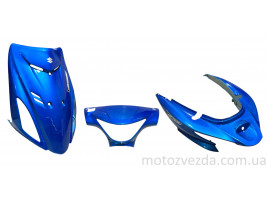 Комплект пластика SUZUKI ADDRESS V125 S (CF4MA) Синий Дефект!!