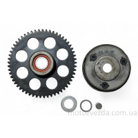 Обгонная муфта в сборе YAMAHA AXIS TREET 125FI SE53J (полный комплект)