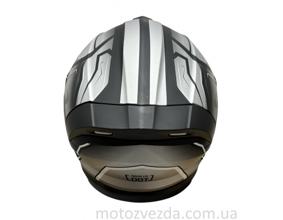 Шлем (закрытый) черно-серый 333 №21 Size: S