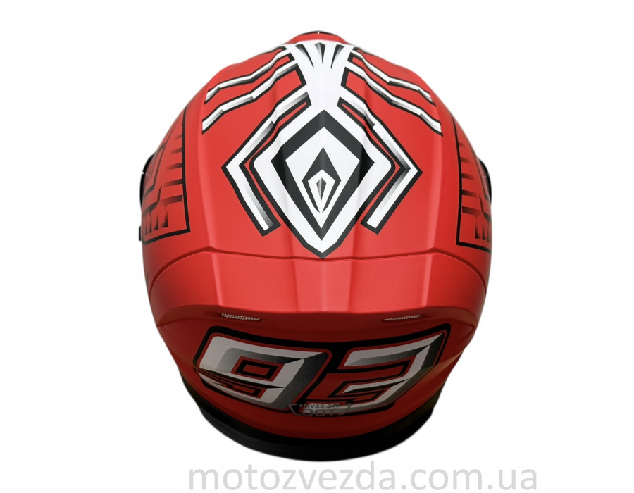 Шлем (закрытый) красный 333 №20 Size: S