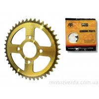 Звезда трансмиссии задняя 4‑90/64, d58, D223 520‑43T (Enduro CB/CG250) "KDMOT"