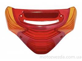 Скло стопа+повороти SUZUKI ADDRESS 125G (помаранчеві повороти+червоний стоп)
